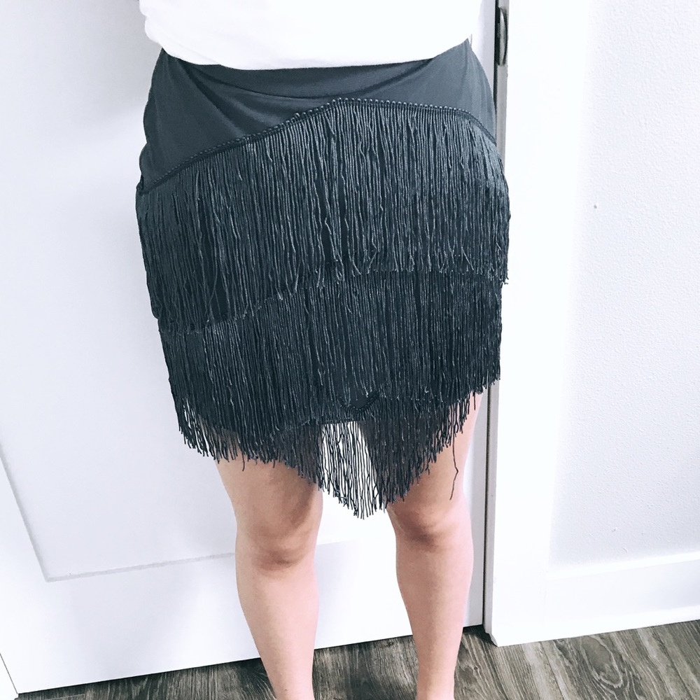 ASOS Fringe Skirt